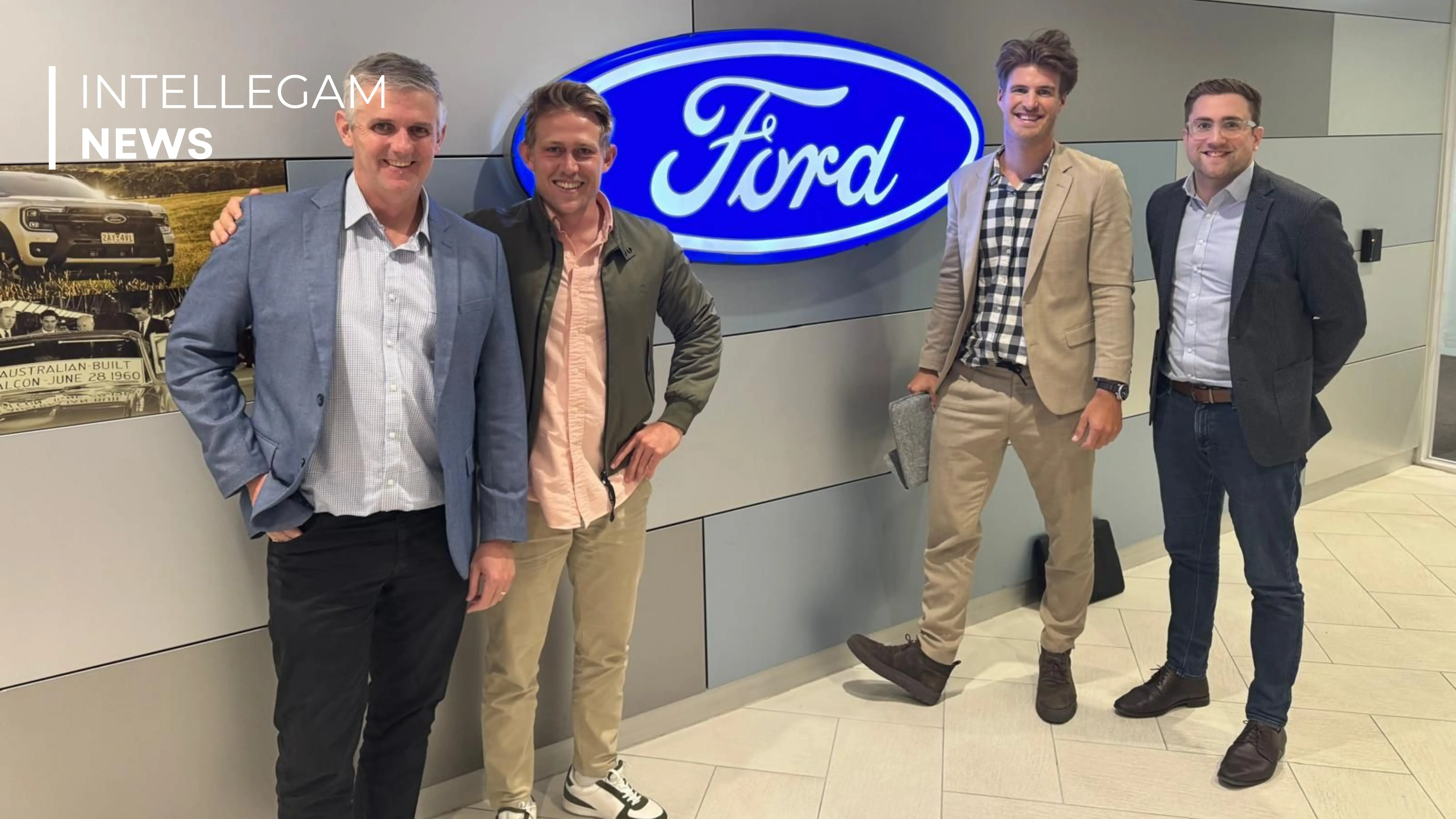Intellegam team at Ford dealership